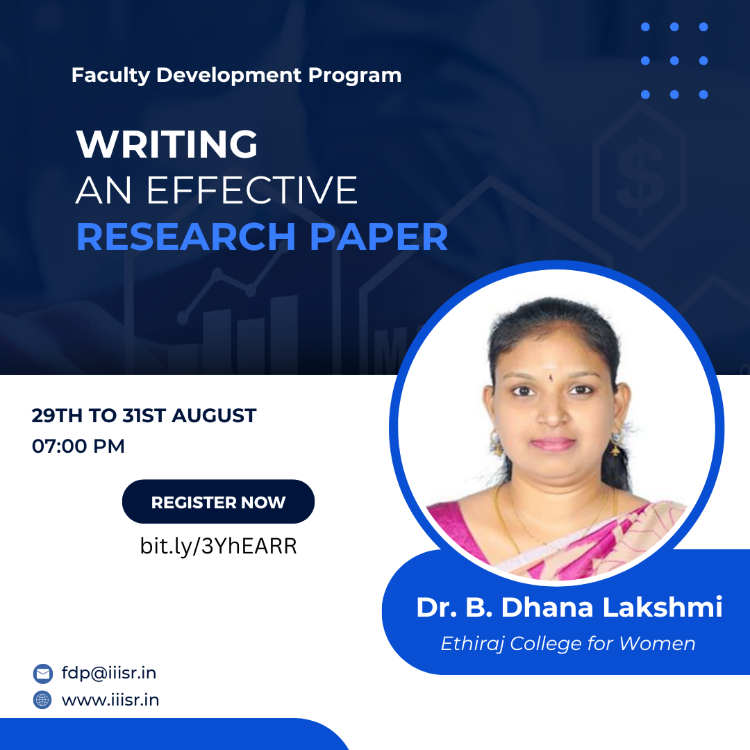Writing an Effective Research Paper